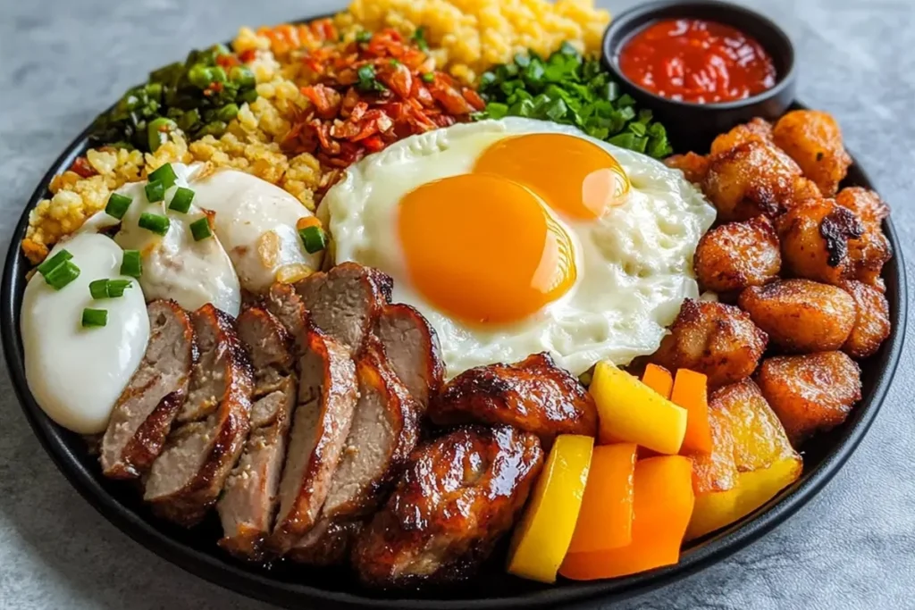 Filipino Breakfast Platter Variations