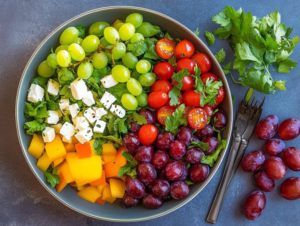 How Do You Cut Grapes for Salad?