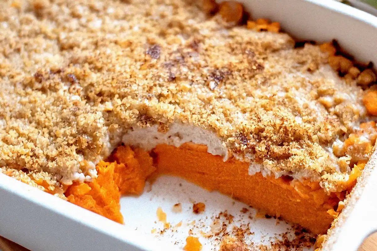 Is it better to bake or boil sweet potatoes for a casserole?