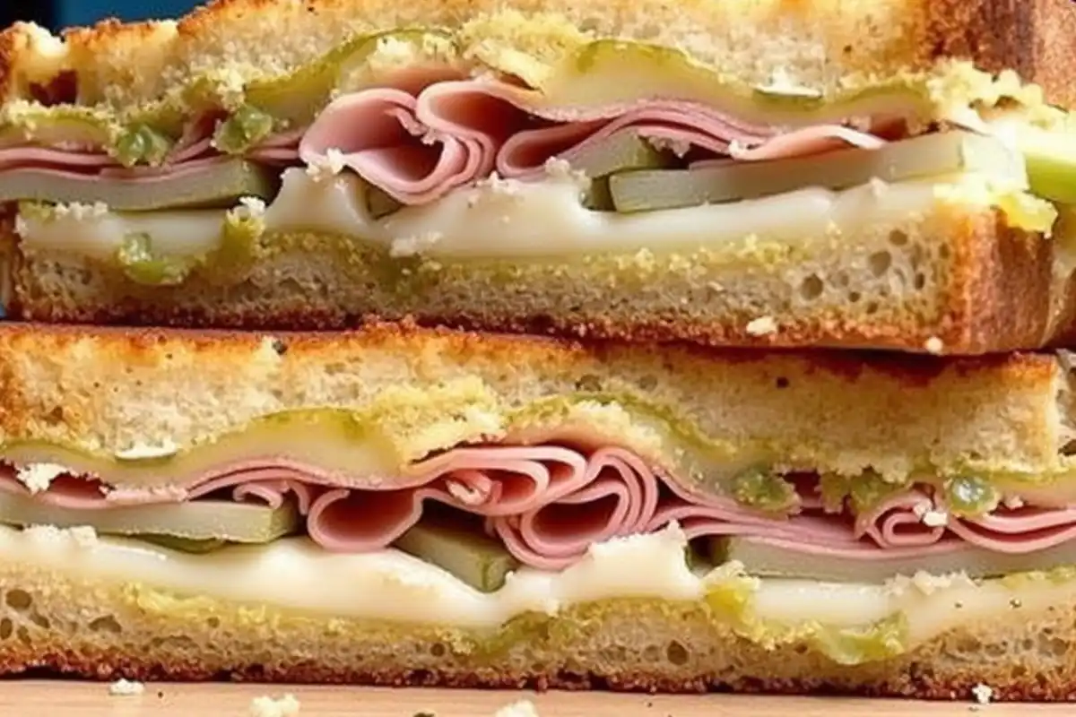grilled ham and cheese melt
