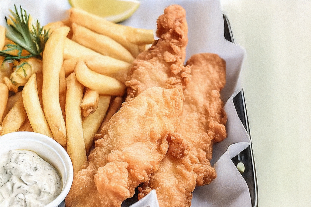 crispy fish and chip